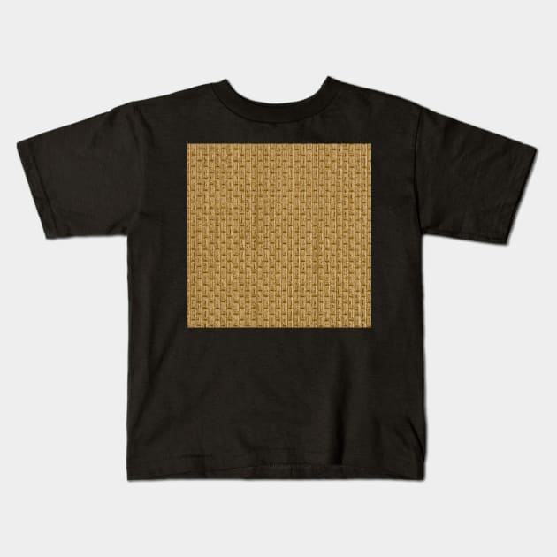 Brown vinyl texture Kids T-Shirt by homydesign